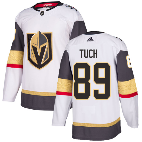 Women Vegas Golden Knights #89 Tuch Fanatics Branded Breakaway Home White Adidas NHL Jersey->more nhl jerseys->NHL Jersey